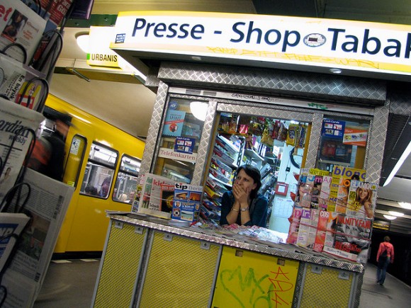 Kiosko en Berlín. Foto: simplifica (Flickr)